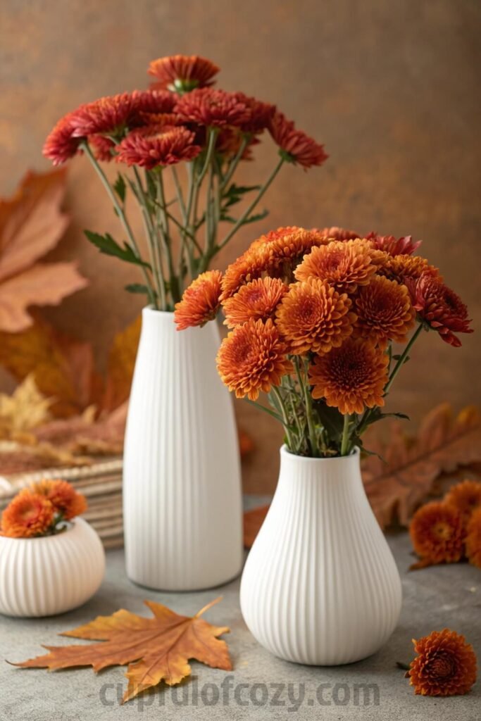 thanksgiving-centerpiece-with-grocery-store-flower