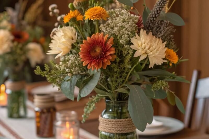 8 Budget-Friendly Ways to Make a Thanksgiving Centerpiece with Grocery Store Flowers