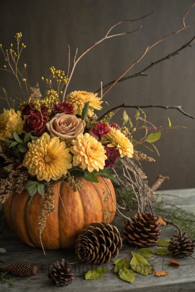 thanksgiving-floral-arrangements-with-pumpkins---g (1)