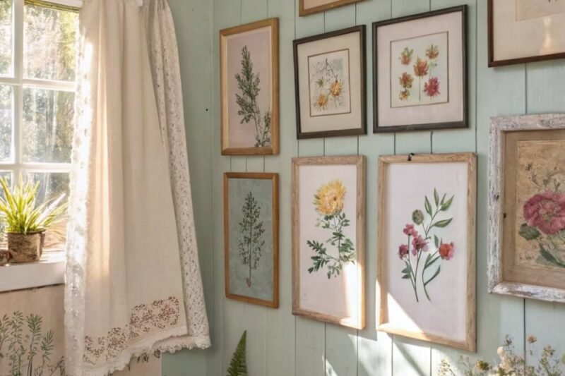 10 Stunning Thrifted Cottagecore Gallery Wall Ideas For Vintage Home Aesthetic