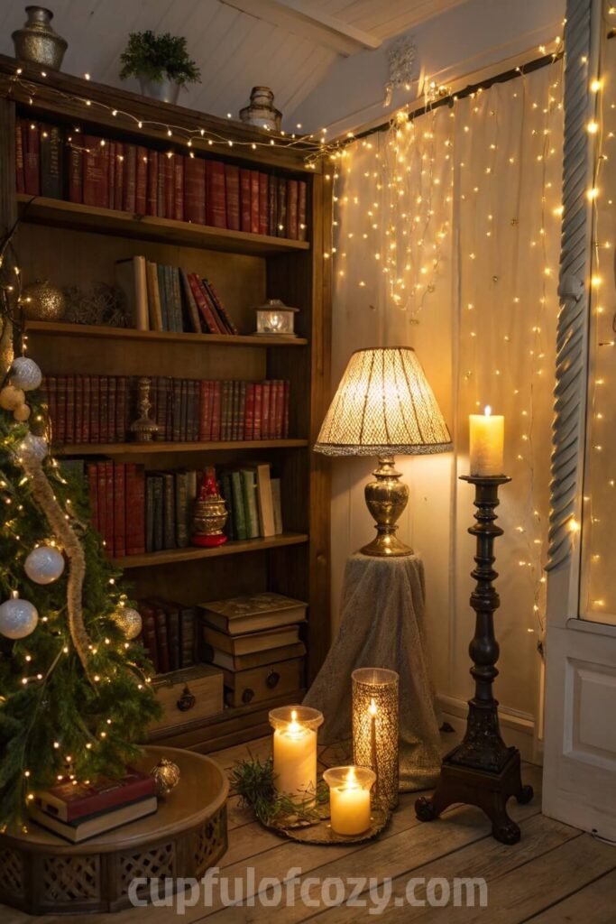 vintage-christmas-reading-nook