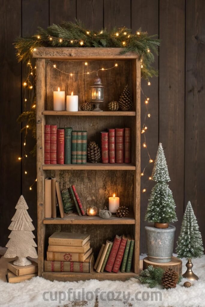 vintage-christmas-reading-nook