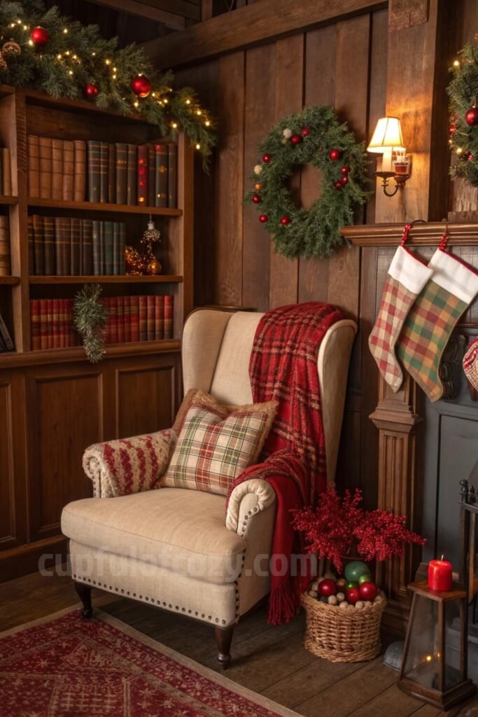 vintage-christmas-reading-nook
