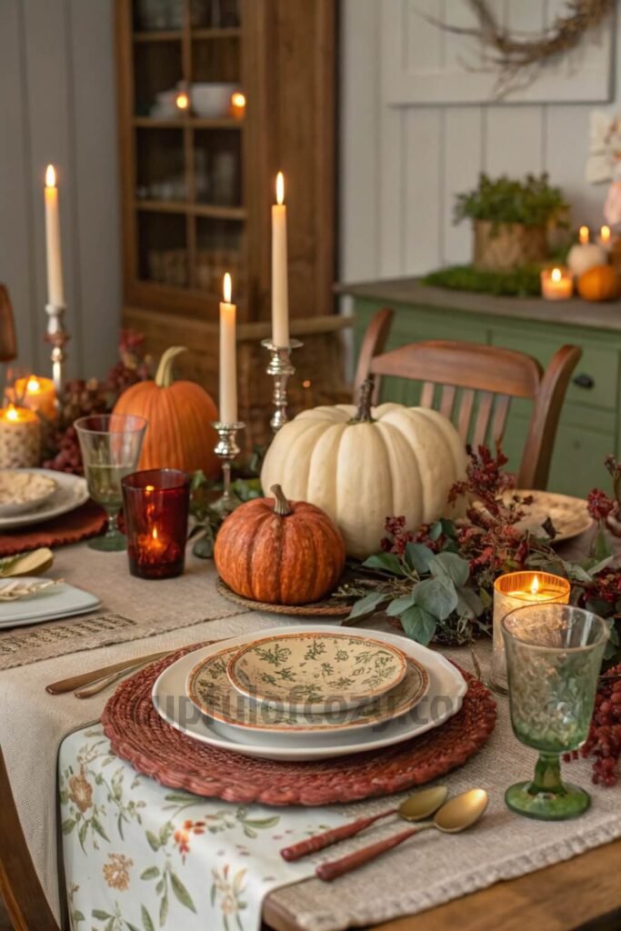 vintage-pumpkin-themed-thanksgiving-table