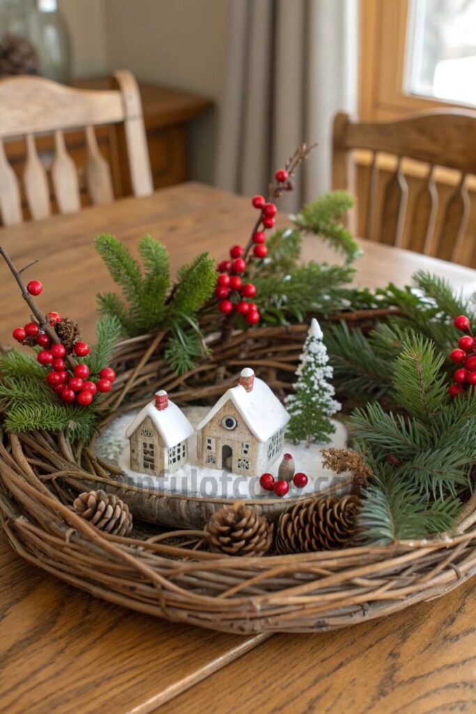 winter-centerpiece-that-won-t-block-conversation