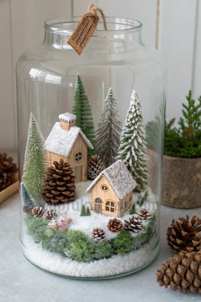 winter-centerpiece-that-won-t-block-conversation