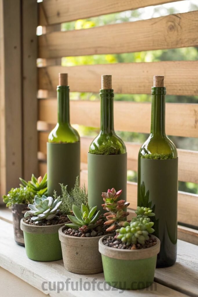 diy-painted-wine-bottles-double-as-elegant-centerp (1)