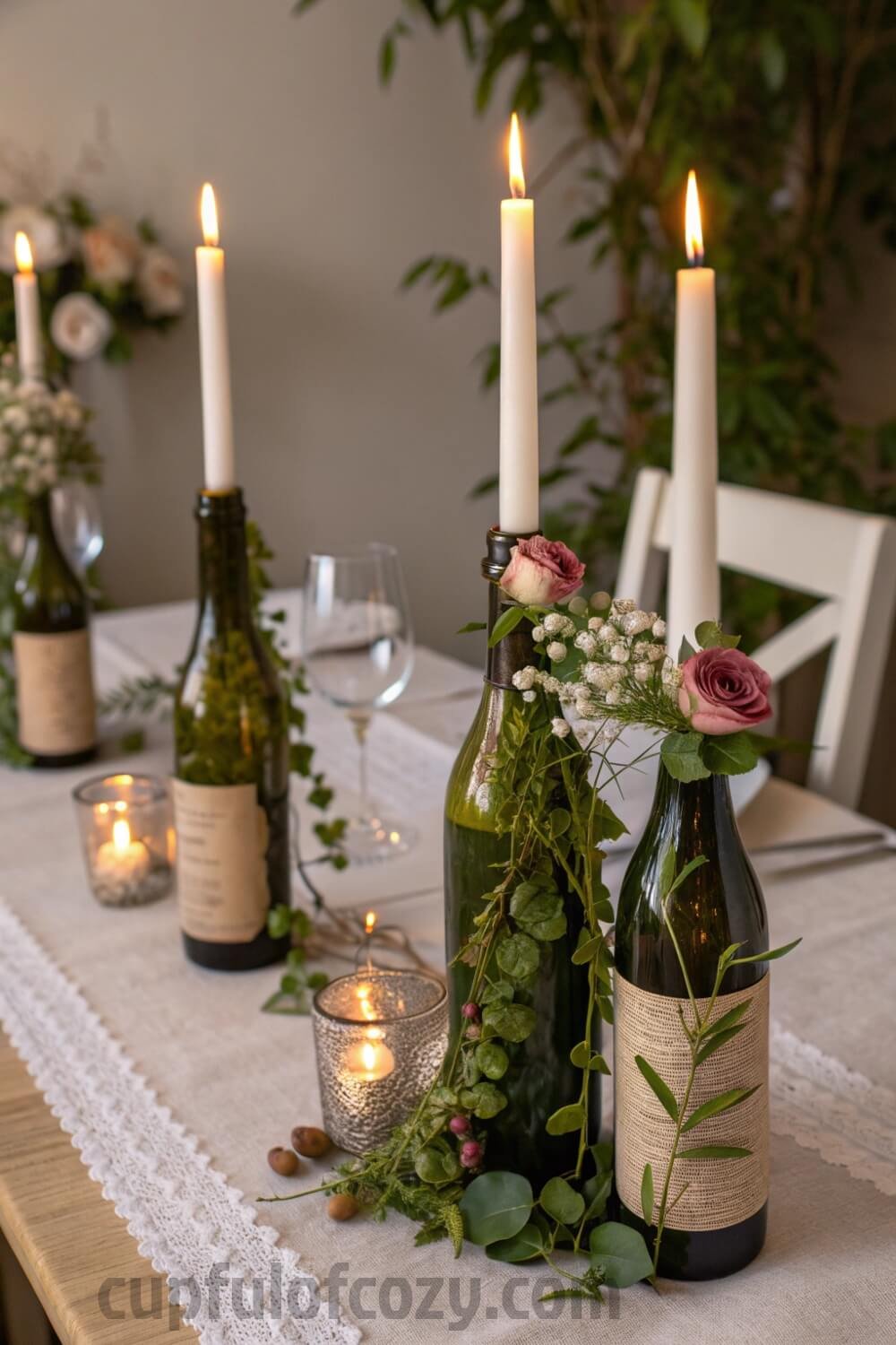 diy-painted-wine-bottles-double-as-elegant-centerp (1)