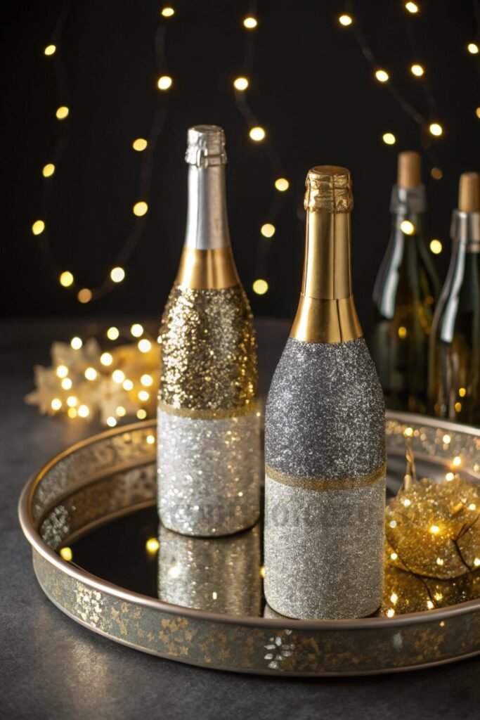 diy-painted-wine-bottles-double-as-elegant-centerp (1)