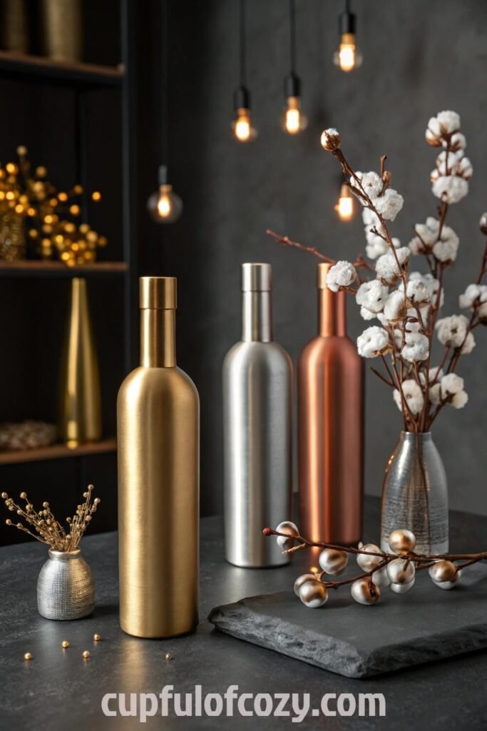 diy-painted-wine-bottles-double-as-elegant-centerp (1)