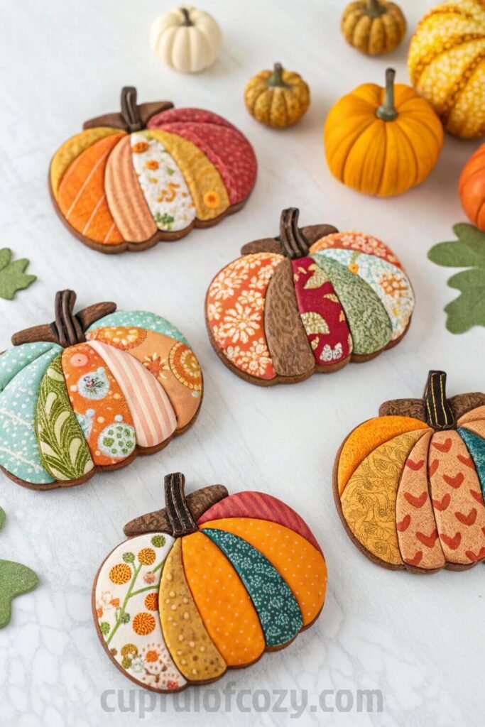 Easy DIY Patchwork Pumpkins