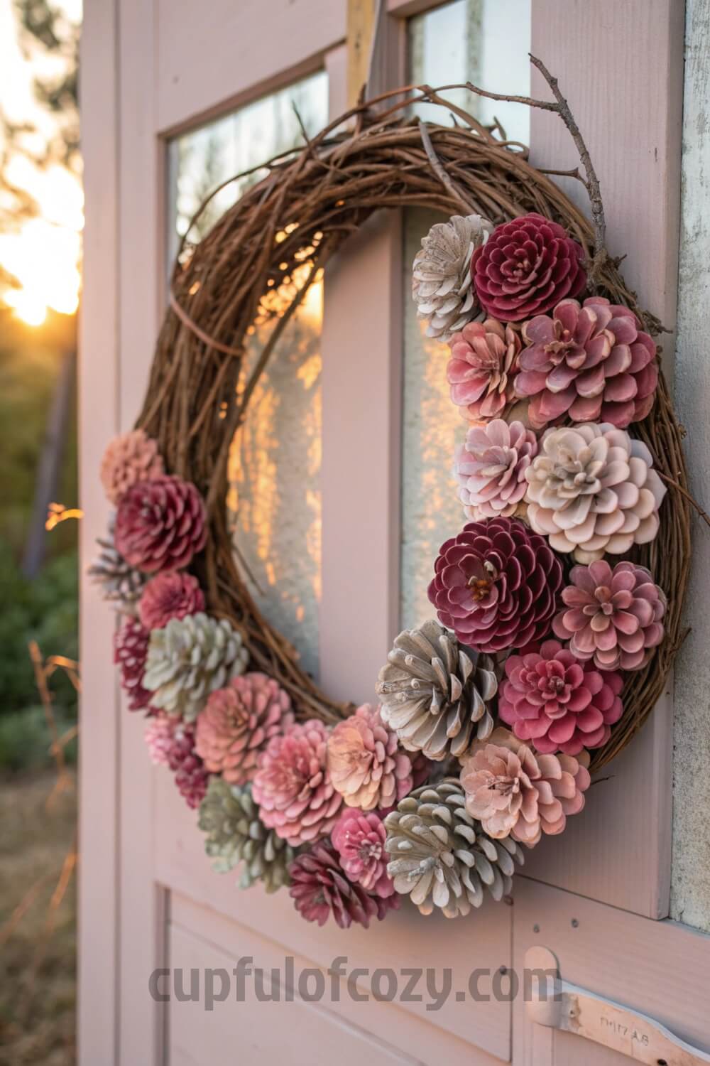 mini-cottagecore-pink-pinecone-wreath-for-windows-