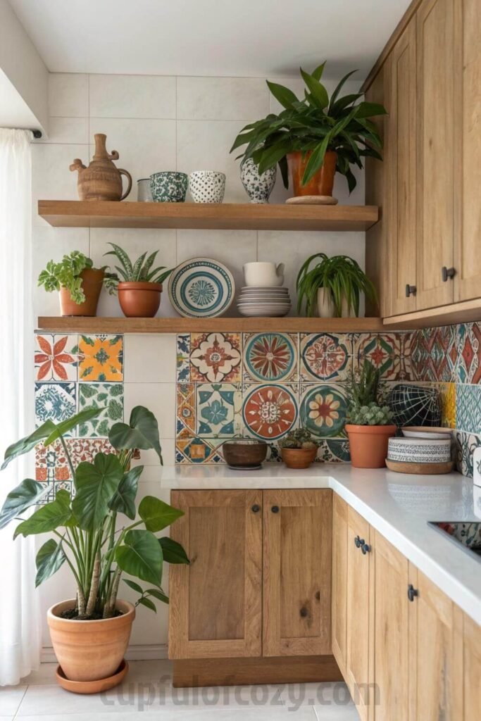 open-shelving-with-a-bold-mexican-tile-backsplash (1)