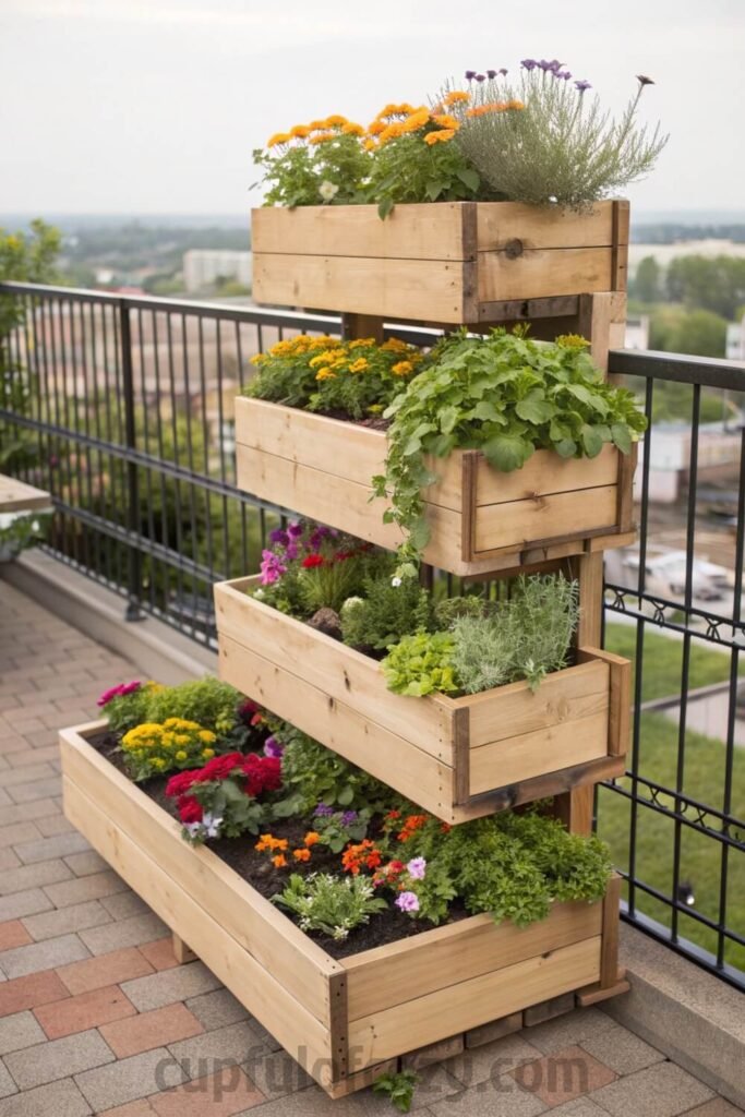 planter-boxes-as-a-natural-privacy-fence-topper