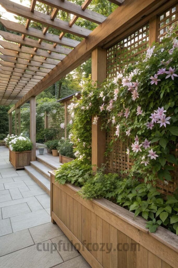 planter-boxes-as-a-natural-privacy-fence-topper