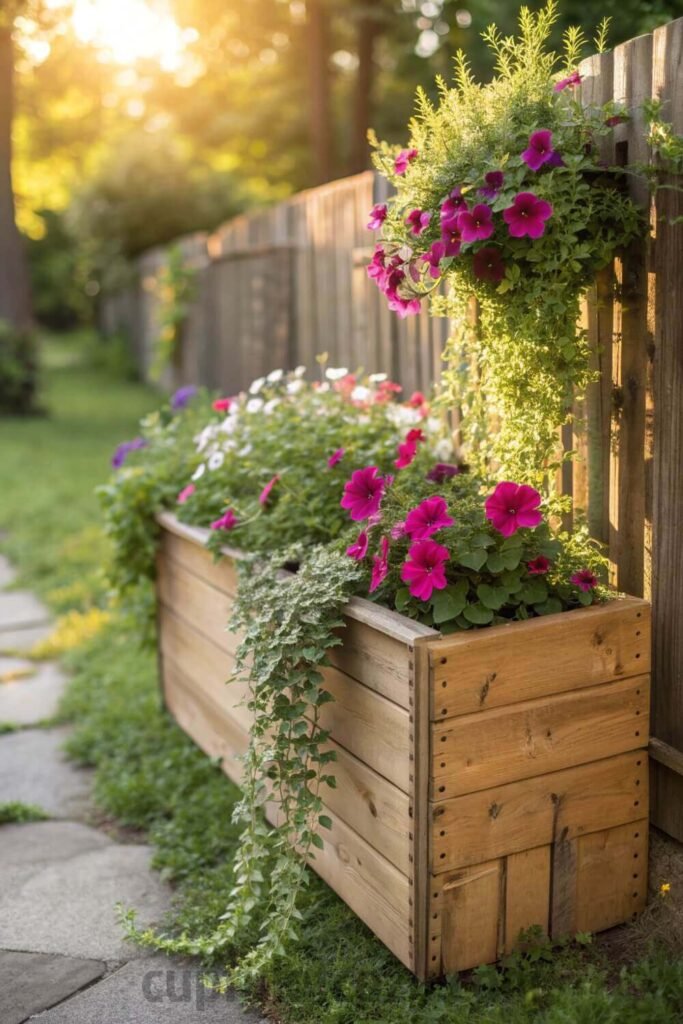 planter-boxes-as-a-natural-privacy-fence-topper