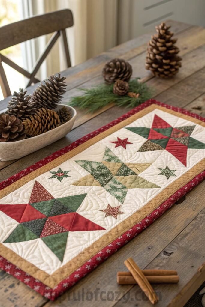 rustic-christmas-table-runner-with-star-design-gif