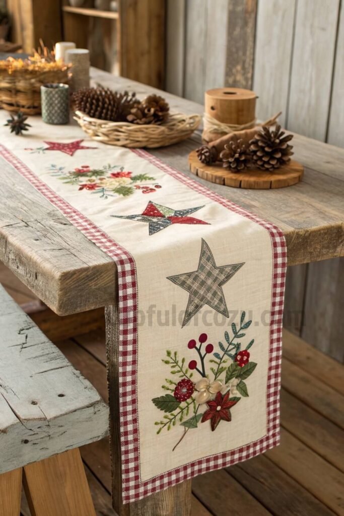 rustic-christmas-table-runner-with-star-design-gif