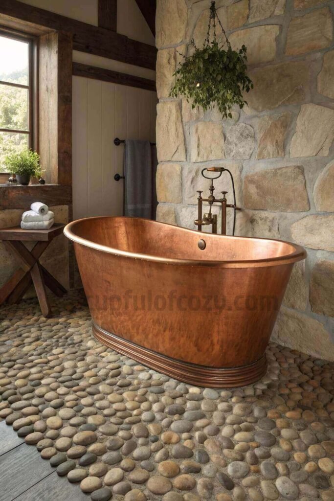 rustic-farmhouse-cabin-bathroom-ideas-with-copper- (1)