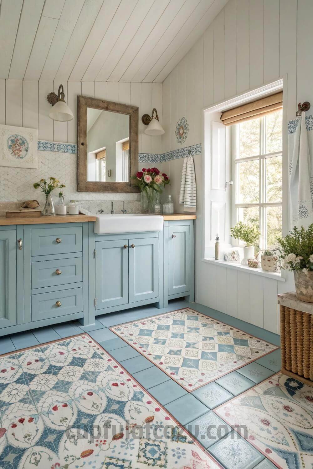 rustic-farmhouse-decor-with-blue-ceramic-tile-acce (1)