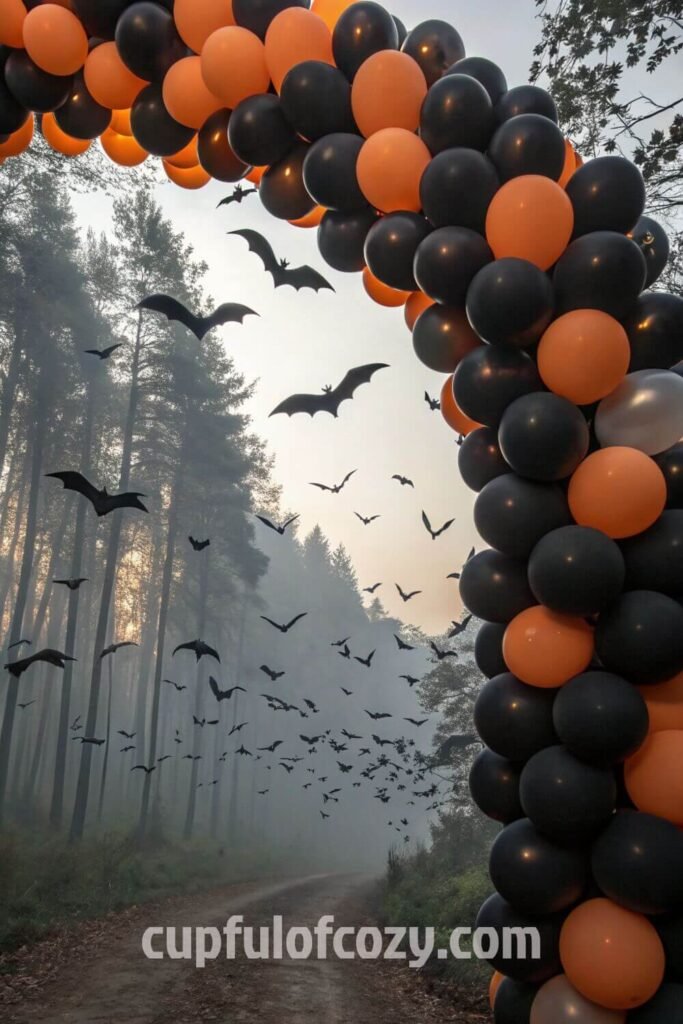 spooky-front-door-arch-with-balloons---bats (8)