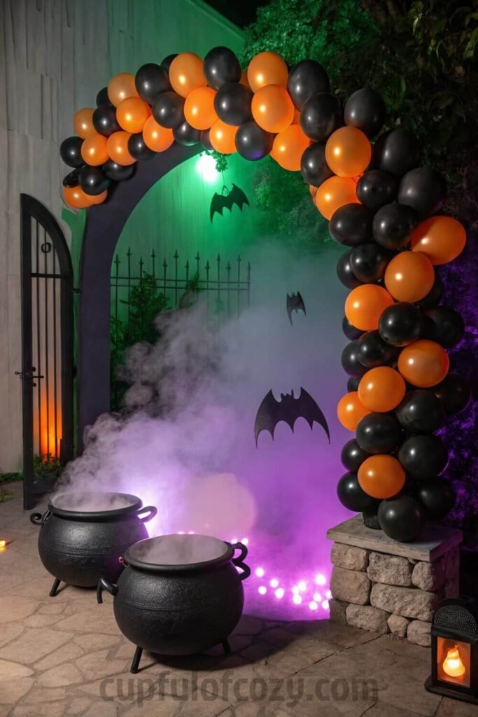 spooky-front-door-arch-with-balloons---bats (8)