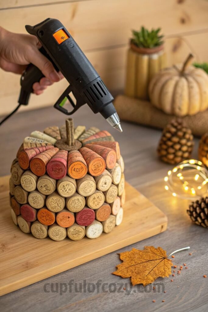 turn-old-wine-corks-into-a-pumpkin-centerpiece