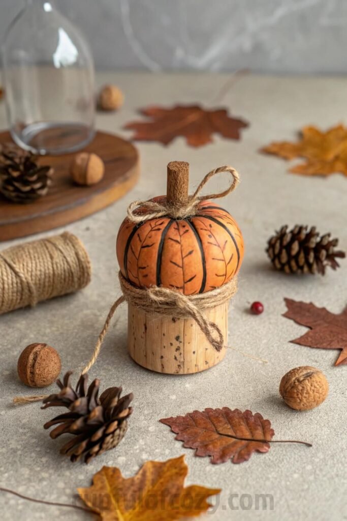 turn-old-wine-corks-into-a-pumpkin-centerpiece
