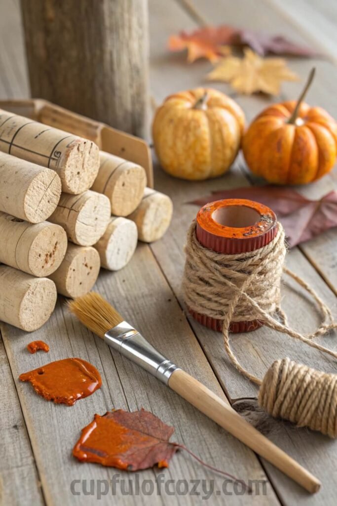 turn-old-wine-corks-into-a-pumpkin-centerpiece